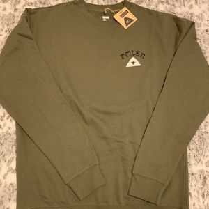 Poler Stuff Void Specialist Crew Longsleeve - Olive